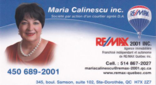 RE/MAX - Maria Calinescu à Laval
